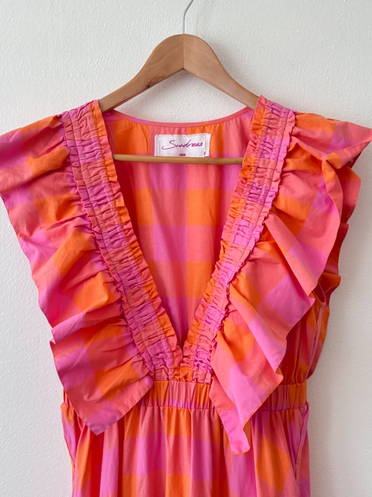 Sundress Shandrani Gingham Maxi Dress — image 5 of 8